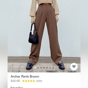 Archer pants brown